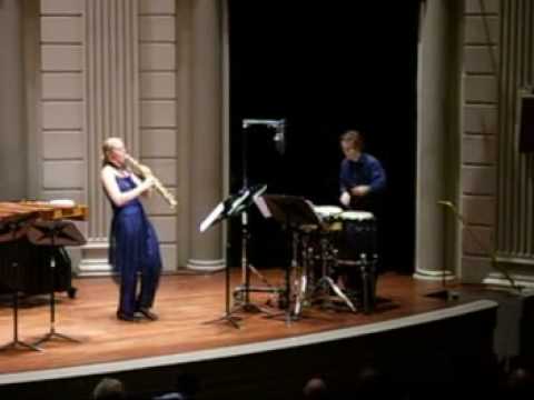 Duo Sax & Stix playing African Suite by Wim Henderickx