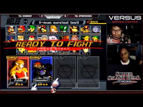VS Weekly 3/13/16 - Losers R6 - TGL|Shamunt (Sheik) vs TGL|SpiderSense (Ganon) - Melee