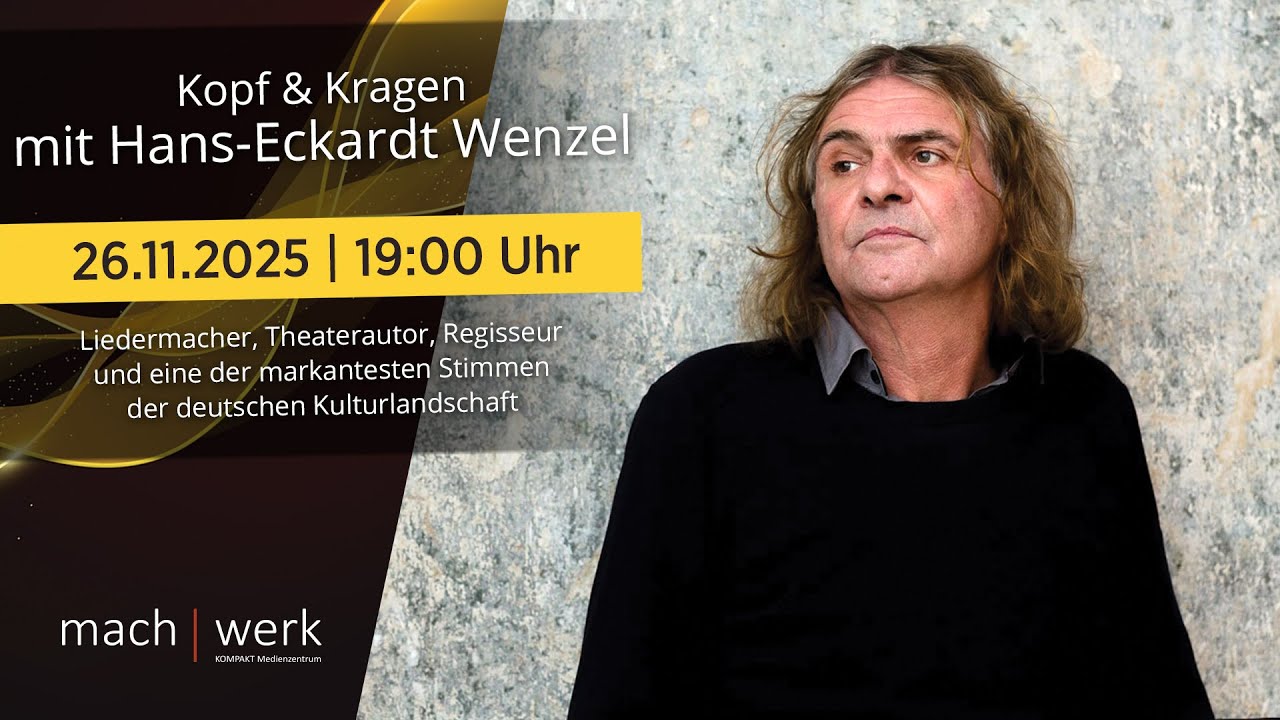Kopf & Kragen mit HANS-ECKARDT WENZEL Video-Thumbnail von YouTube