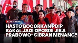 Tanggapi Peluang PDIP Jadi Oposisi Jika Prabowo-Gibran Menang Pilpres 2024, Begini Respons Hasto!