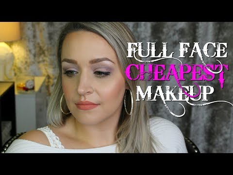 Full Face of Cheapest Makeup (Drugstore!) Video