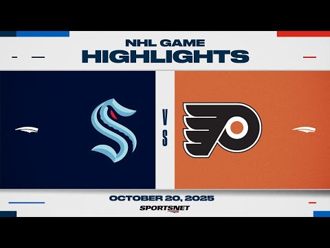 NHL Highlights | Kraken vs. Flyers - October 20, 2025