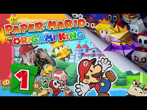 PAPER MARIO: THE ORIGAMI KING 📃 #1: Origami King Olly takes over Princess Peach's castle!