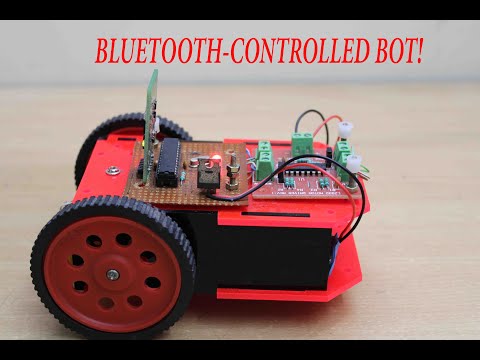 Bluetooth app controlled bot| Andrea Leo Antony |showcase of project made in 2015|projects|Andrea|