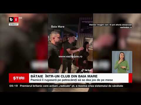 BĂTAIE ÎNTR-UN CLUB DIN BAIA MARE_Știri B1_9 ian 2023
