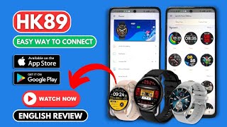 HK89 Smart Watch | 📲📞 075 555 5881 | How to Connect | Call Setup | CO FIT | English Review 2023