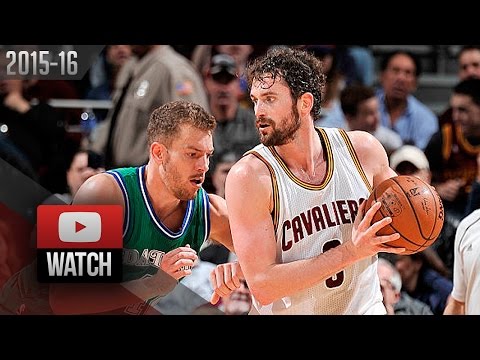 Kevin Love Full Highlights vs Mavericks (2016.03.16) - 23 Pts, 18 Reb