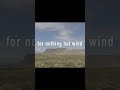nothing but wind  #singersongwriter