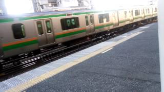 【宇都宮線】宇都宮駅にて