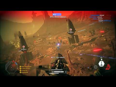 AT-TE Gameplay on Geonosis | Battlefront 2