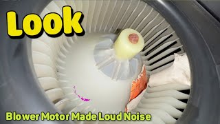 Blow Motor Makes Loud noise on high speed  Acura MDX 2007 to 2013+