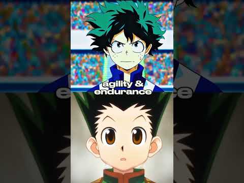 deku vs gon in different forms