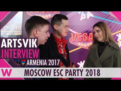 Artsvik (Armenia 2017) Interview | Moscow Eurovision Party 2018
