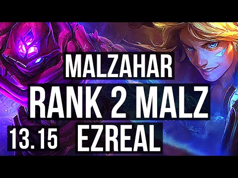 MALZAHAR & Thresh vs EZREAL & Janna (ADC) | Rank 2 Malz, 4/0/1, 900K mastery | TR Challenger | 13.15