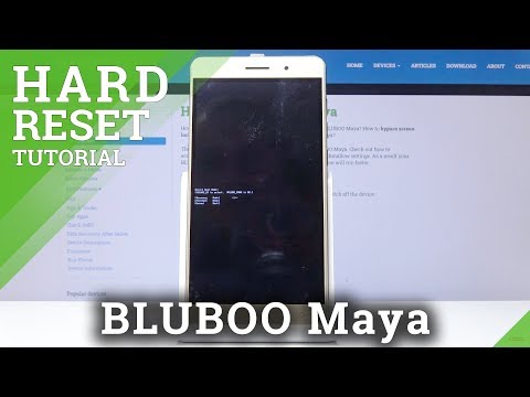 HARD RESET BLUBOO Maya – Wipe Data / Bypass Screen Lock