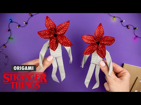 Оригами Сумочка ТЫКВА ВАМПИР ЛЕТУЧАЯ МЫШЬ И ЧЕРЕП из бумаги DIY ХЕЛЛОУИН Origami Pumpkin Bag