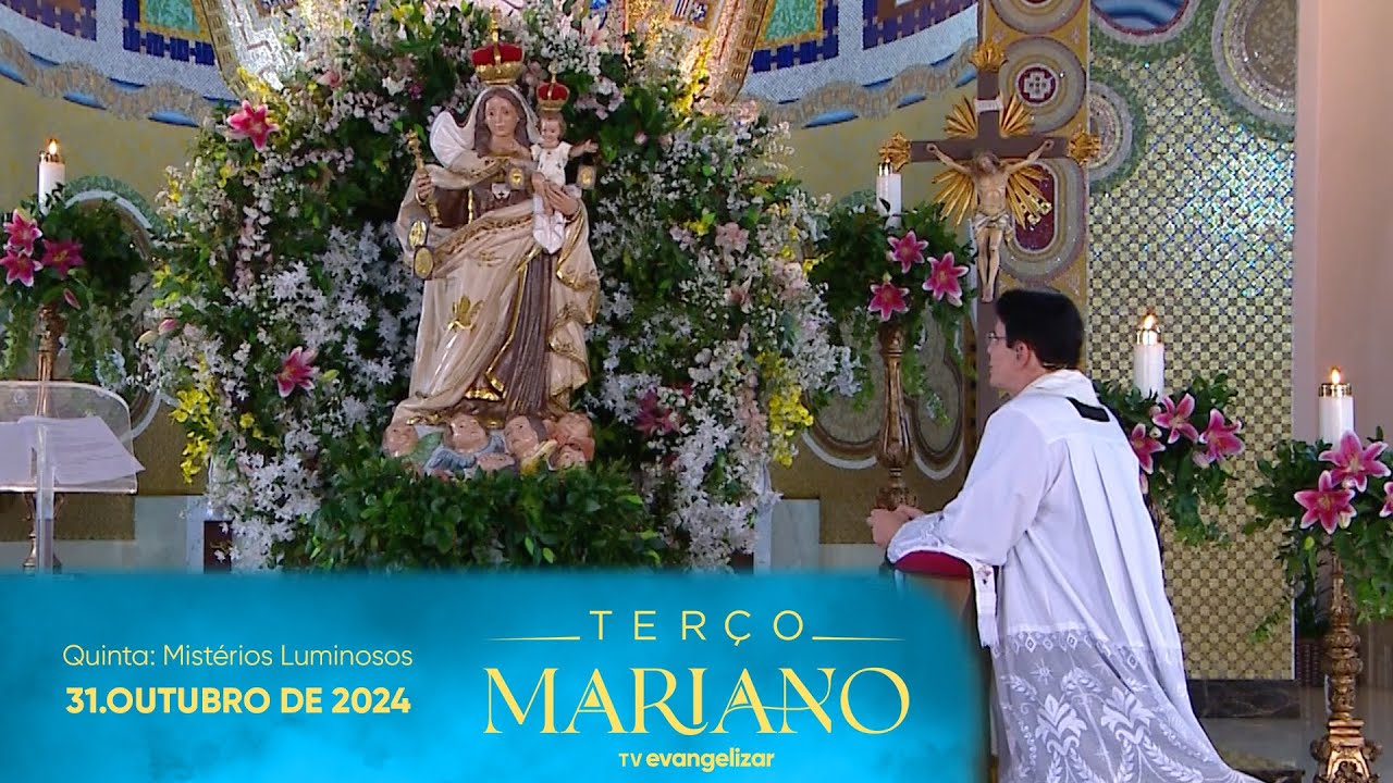 Quinta-Feira: Mistérios Luminosos | Terço Mariano com  @PadreManzottiOficial | 31/10/24