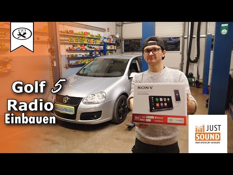VW Golf 5 Sony Radio Einbauen | Installing the radio | VitjaWolf | Tutorial | HD |