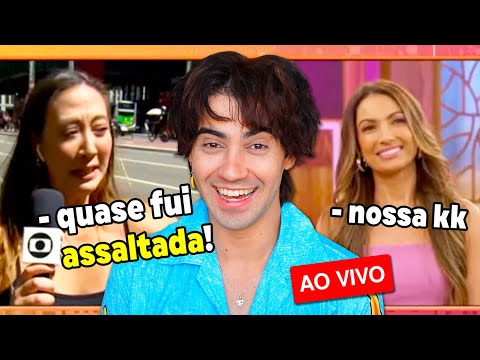 motivos pra proibir o brasileiro de falar AO VIVO 🔴 gafes e micos da tv brasileira!