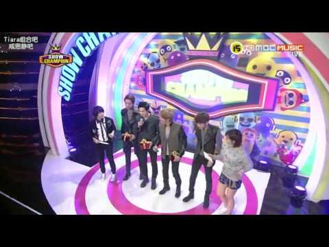 [Tiara组合吧&咸恩静吧]130213 MBC Show Champion MC Cut中字