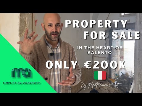 Walkthrough a Property for Sale in Alezio, Salento. Full Renovation, €200K with Mediterranea Asset