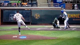 Duke's RJ Schreck hits 2nd home run of game and 17th homer of season vs. Wright St, 6/5/21