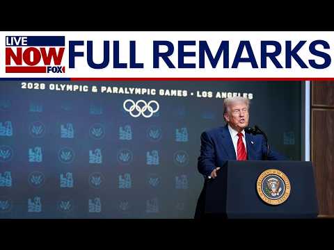 Video | FULL REMARKS: President Trump creates task force for 2028 Los Angeles Olympic Games