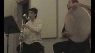 Emmanuelle Somer solo bass clarinet improvised
