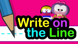 Write on the Line | Video Lessons for Autism & Kids