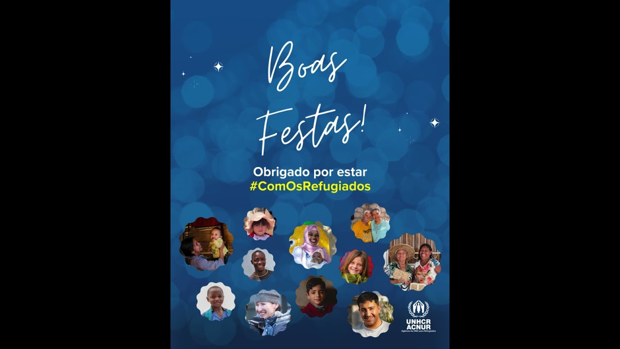 O ACNUR te deseja boas festas!