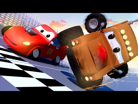 Amber der Krankenwagen -  Marley der Monstertruck hat sich die Nase gebrochen - Autopolis  🚓 🚒