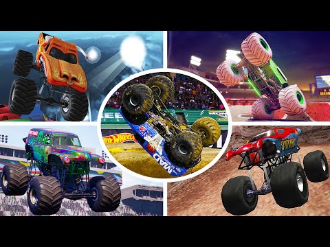 Can You Re-Create Mad Scientist's Front Flip in EVERY Monster Jam Game?