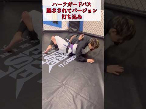 ハーフガードパス 脇サシされたから #ハーフガードパス #グラップリング #格闘技  #bjj