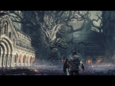 Dark Souls III: Curse-rotted Greatwood Boss Fight (4K 60FPS)