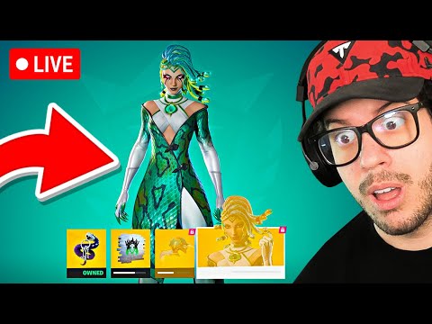 ????LIVE! - Unlocking STONE SORCERESS MEDUSA in Fortnite! (Season 2)