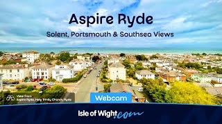 ワイト島 ライドから望むソレント海峡