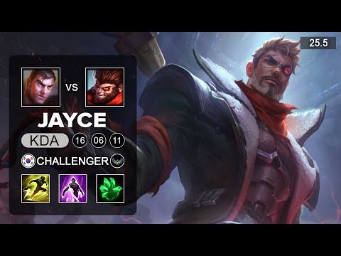 Jayce vs Wukong Top - KR Challenger - Patch 25.5 Season 15