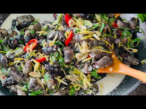 Cách làm ốc len xào dừa thơm ngon chuẩn vị