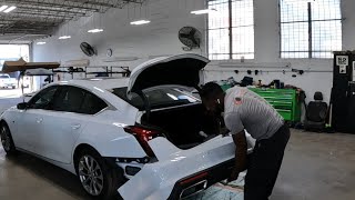 DIY 2023 Cadillac CT5 350t how to remove and replace the back bumper and taillight