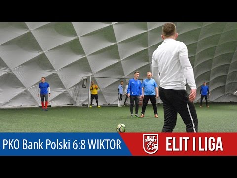 PKO Bank Polski 6:8 WIKTOR - ELIT I Liga ZIMA 2017