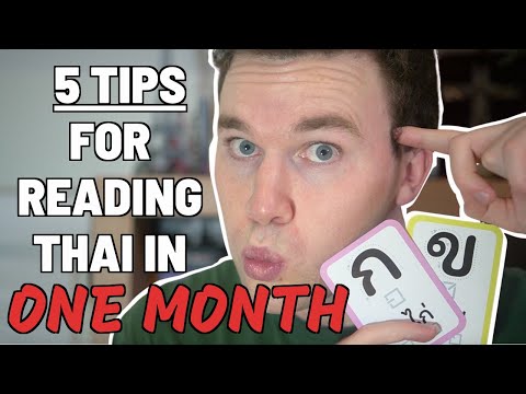 5 Tips for Learning to READ THAI in 1 MONTH