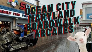 Ocean City Maryland Boardwalk Arcades 2021