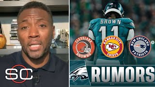 ESPN latest NFL rumors: AJ Browns injury is the perfect excuse for the Eagles to trade him to AFC!