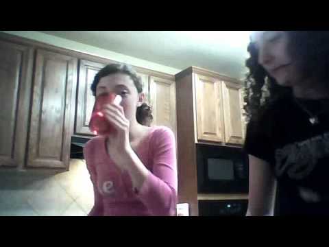 Us eating cinnamon! The most epic reaction ever :)
