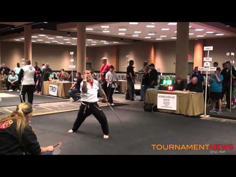 Nick Cain Creative Weapons at North American International Karate Championship 2013