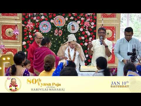 80th Vyas Puja of HH Harivilas Maharaj|Day 1-Morning Session| Jan 10, 2025