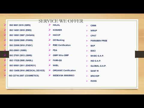 ISO 20121:2012 Certification Service