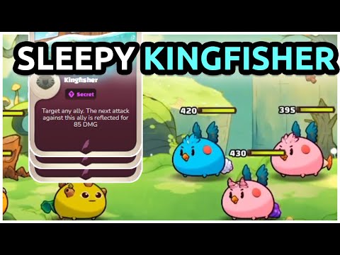 Triple Sleepy Kingfisher! - Origins Gameplay Reveal | Axie Infinity