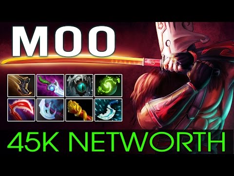 Dota 2 - Moo Juggernaut ft JerAx Batrider - Comeback with 25 Kills & 45K Networth