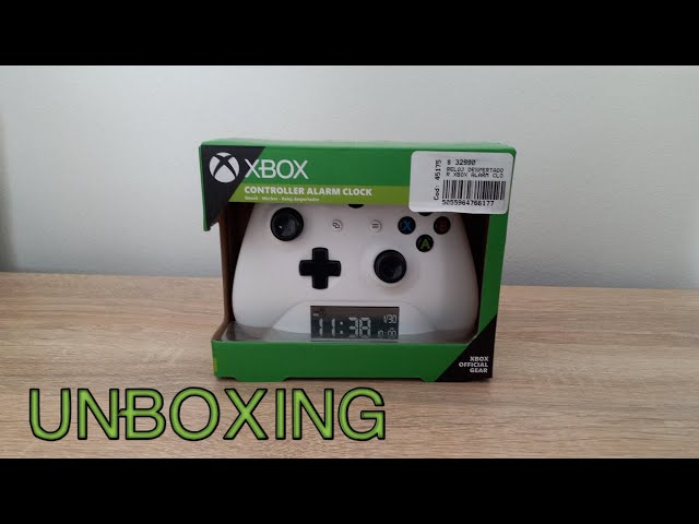 Vídeo relacionado con Paladone Reloj Despertador Digital con Control de Xbox con función de luz Nocturna, Licencia Oficial de Juegos y decoración de Dormitorio para niños, Adultos, niños, Hombres, Regalos para Jugadores
